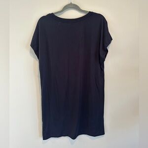 Navy blue tshirt dress